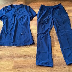 Navy blue cherokee scrubs